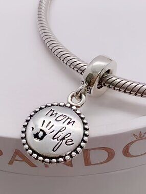 Pandora Mom Life Dangle Charm Mother's Day/mother/mum Pendant